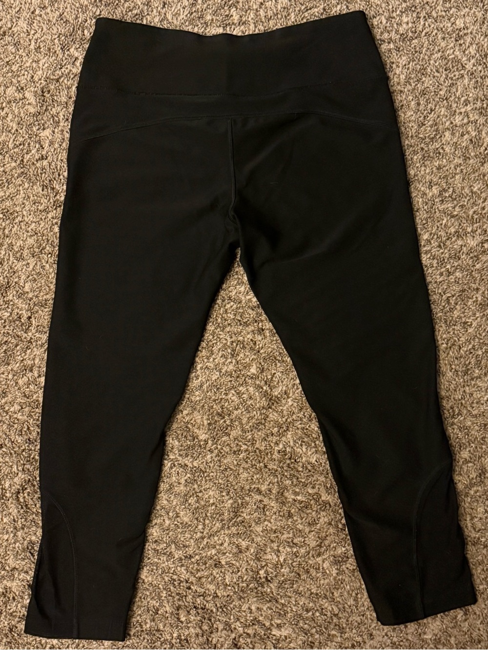 Avia Black Women's Performance Leggings with Designs - Picture 2 of 4